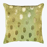 Endless Velvet Pillow Scallion 18" x 18"