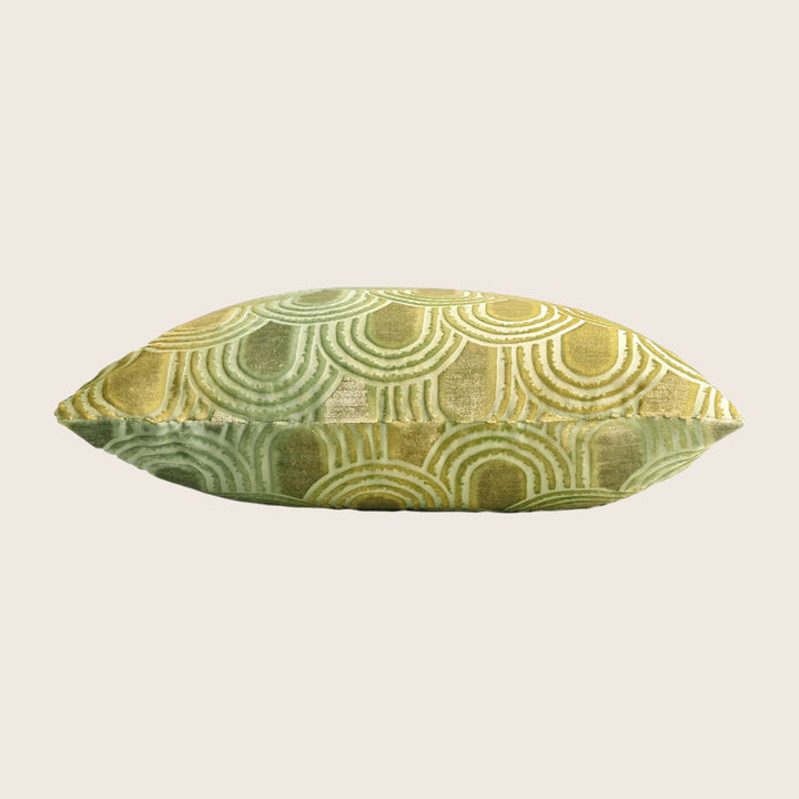 Endless Velvet Pillow Scallion