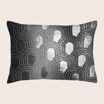 Endless Velvet Lumbar Pillow Smoke 14" x 20"