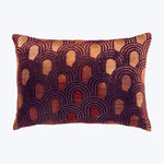Endless Velvet Lumbar Pillow Wildberry 14" x 20"