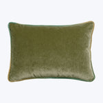 Tranquility High Performance Velvet Lumbar Pillow Scallion
