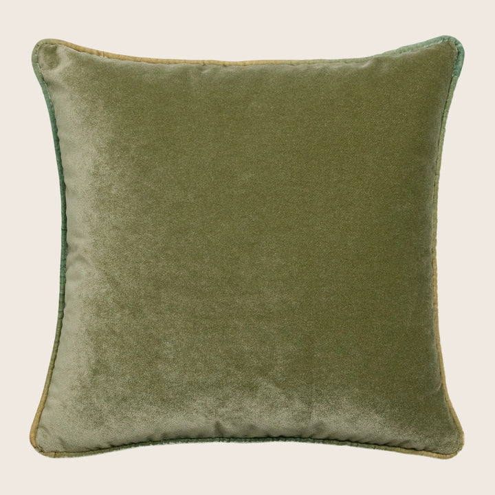 Tranquility High Performance Velvet Pillow Scallion
