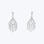 Platinum Tiffany & Co Contemporary Dangle Diamond Jazz Earrings