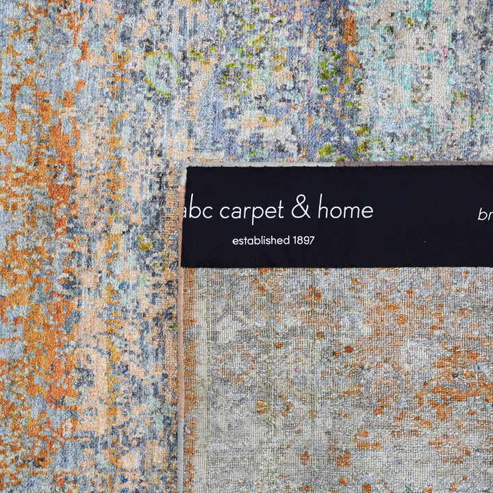 Blue Alchemy Traditional Silk Wool Blend Rug - 8'1" x 10'2"