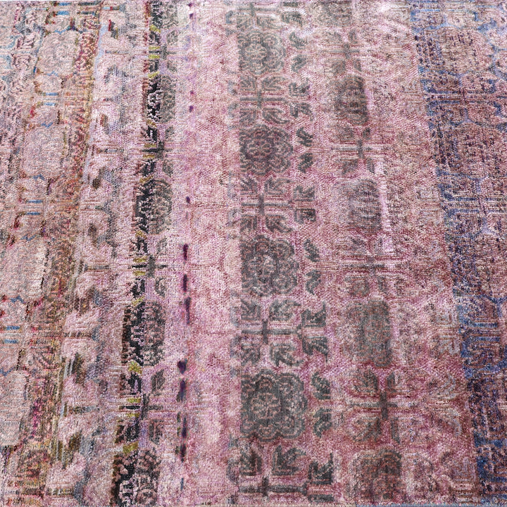 Pink Alchemy Transitional Silk Runner - 2'11" x 8'10"