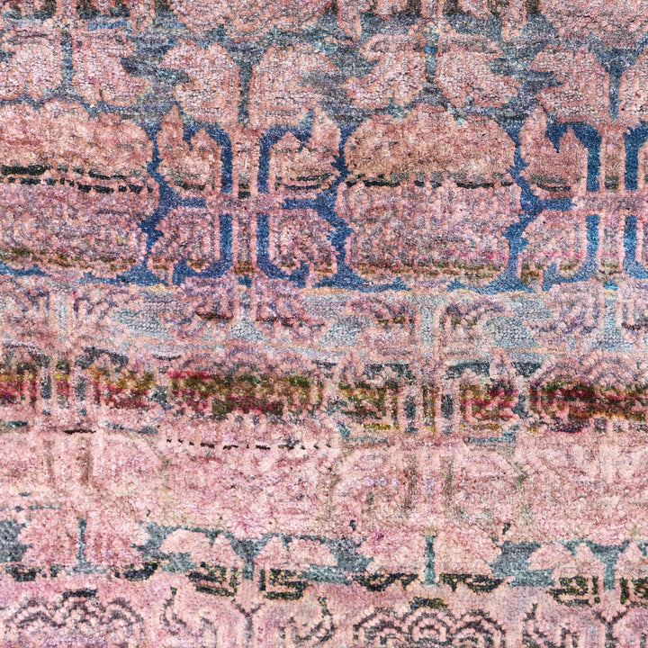 Pink Alchemy Transitional Silk Runner - 2'11" x 8'10"