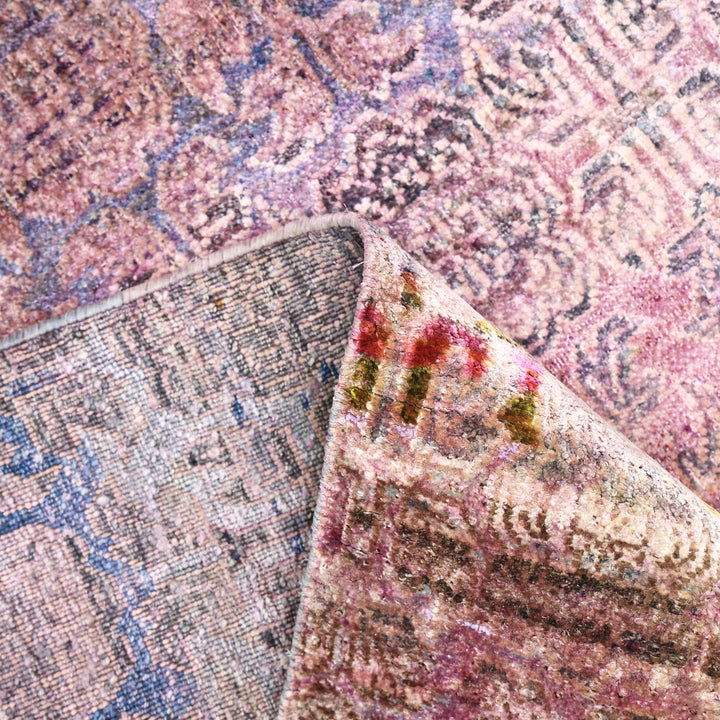 Pink Alchemy Transitional Silk Runner - 2'11" x 8'10"