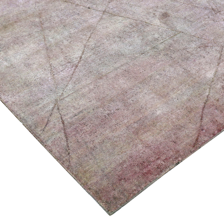 Pink Alchemy Transitional Silk Rug - 8'8" x 12'1"