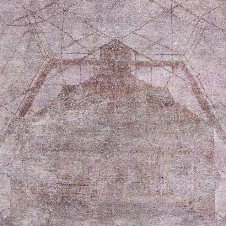 Pink Alchemy Transitional Silk Rug - 8'8" x 12'1"