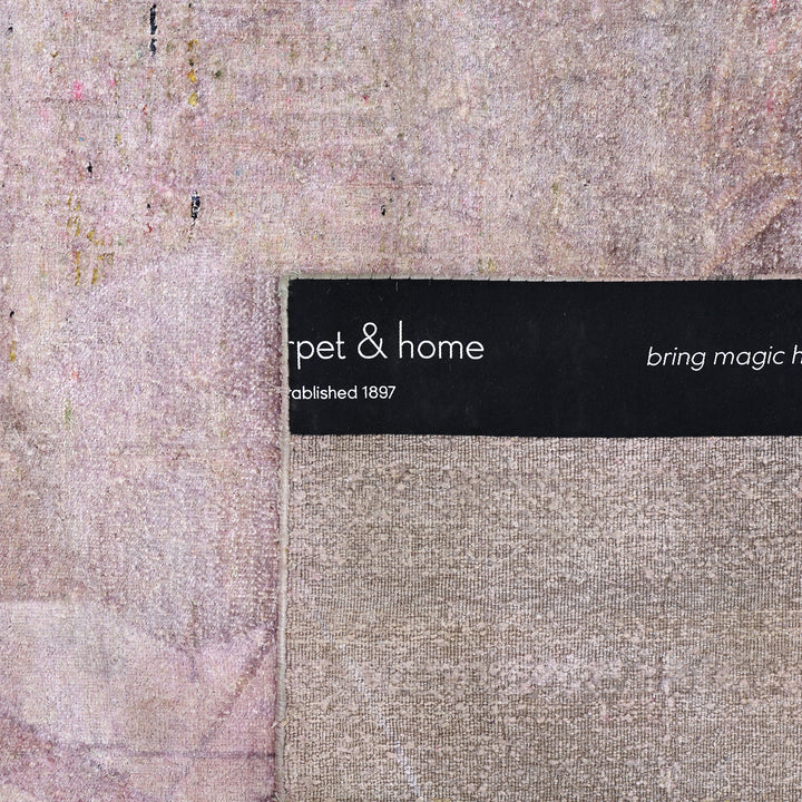 Pink Alchemy Transitional Silk Rug - 8'8" x 12'1"