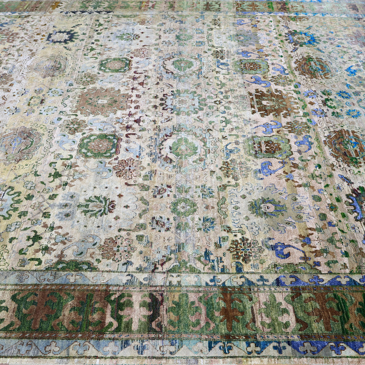 Sage Alchemy Traditional Silk Wool Blend Rug - 9'10" x 13'2"