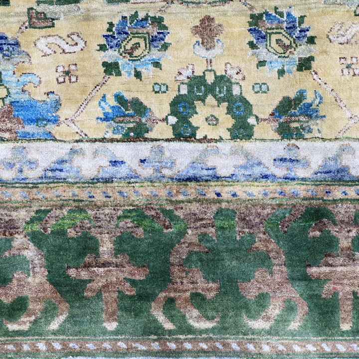 Sage Alchemy Traditional Silk Wool Blend Rug - 9'10" x 13'2"