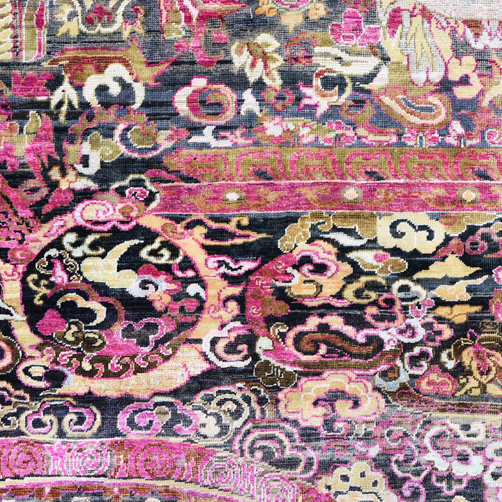 Purple Alchemy Transitional Wool Silk Blend Rug - 8'10" x 11'10"