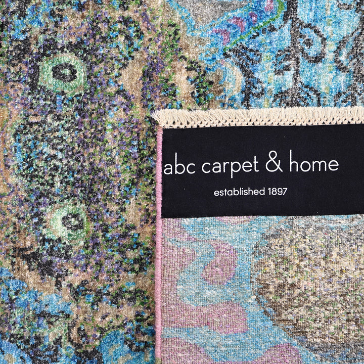 Blue Alchemy Contemporary Wool Blend Rug - 3'11" x 5'4"