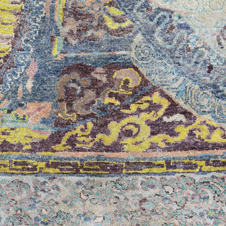 Yellow Alchemy Transitional Wool Blend Rug - 8'7" x 12'8"