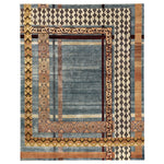 Blue Alchemy Transitional Silk Wool Blend Rug - 8' x 10'