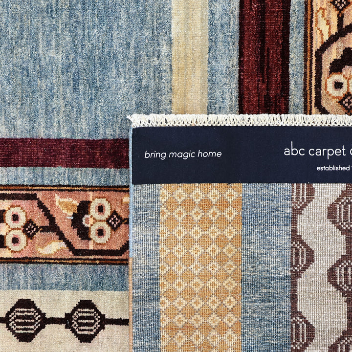 Blue Alchemy Transitional Silk Wool Blend Rug - 8' x 10'