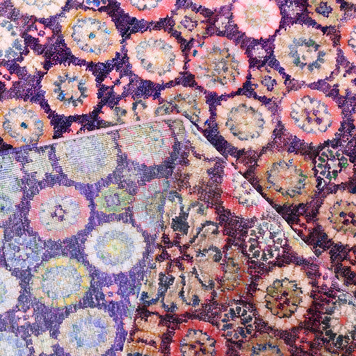 Purple Alchemy Transitional Silk Rug - 17'11" x 32'10"