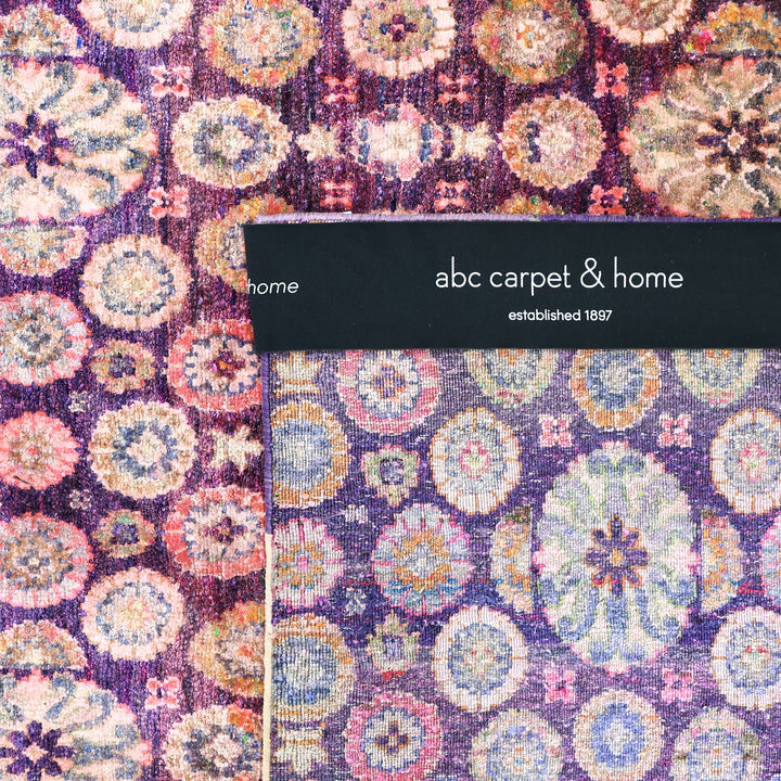 Purple Alchemy Transitional Silk Rug - 17'11" x 32'10"