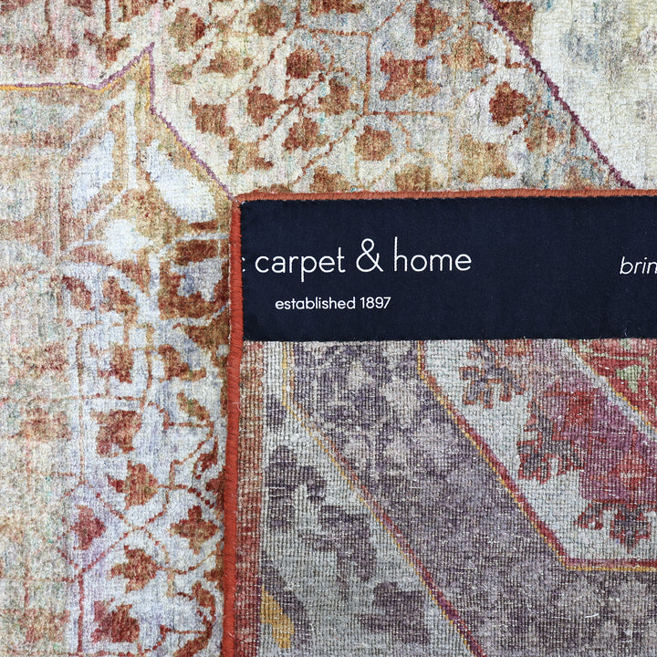 Pink Alchemy Traditional Silk Runner - 3' x 14'3"