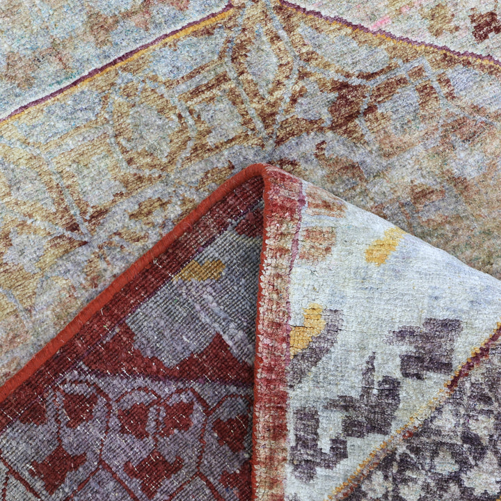 Pink Alchemy Traditional Silk Runner - 3' x 14'3"