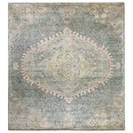 Blue Alchemy Traditional Silk Rug - 10' x 11'1"