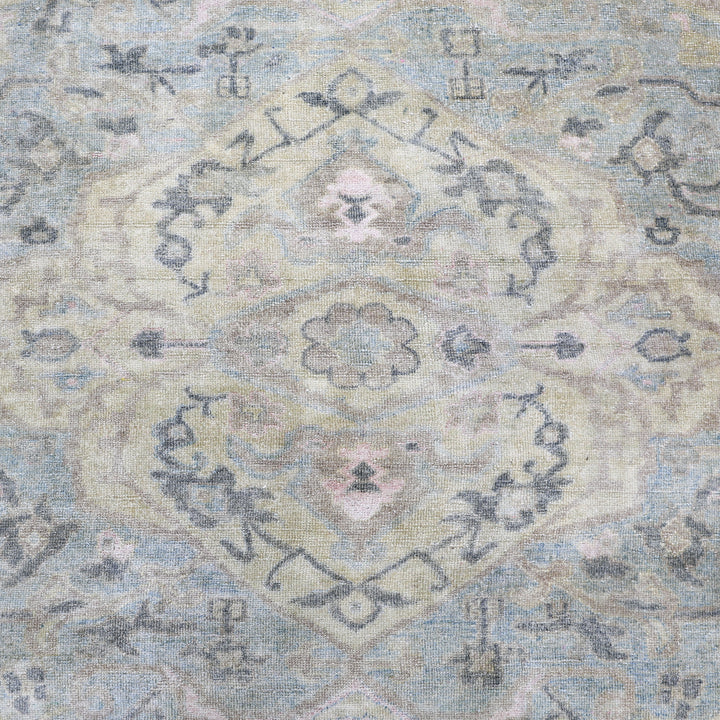 Blue Alchemy Traditional Silk Rug - 10' x 11'1"