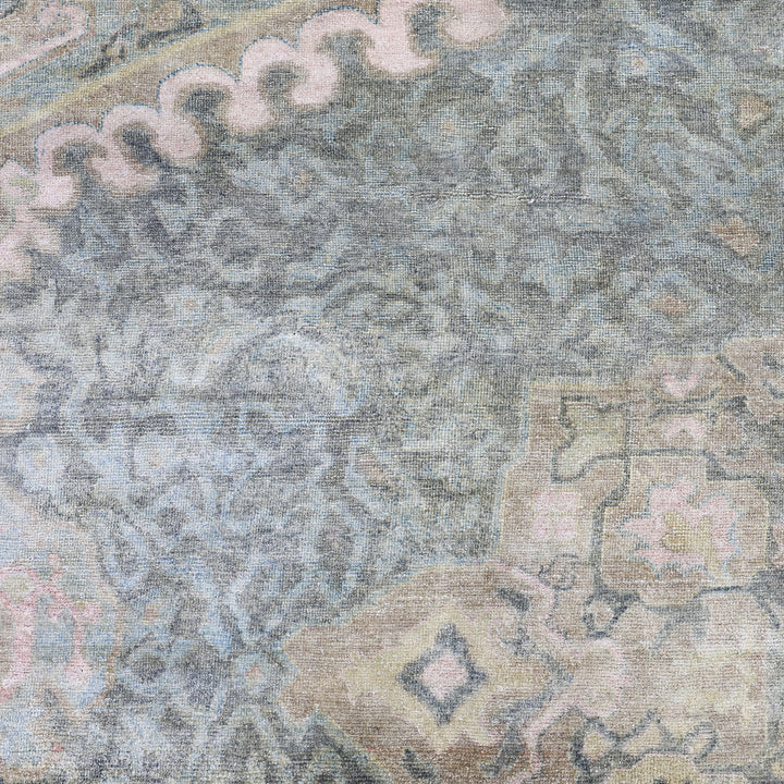 Blue Alchemy Traditional Silk Rug - 10' x 11'1"