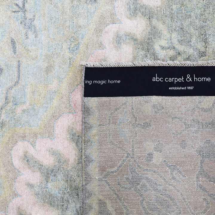 Blue Alchemy Traditional Silk Rug - 10' x 11'1"