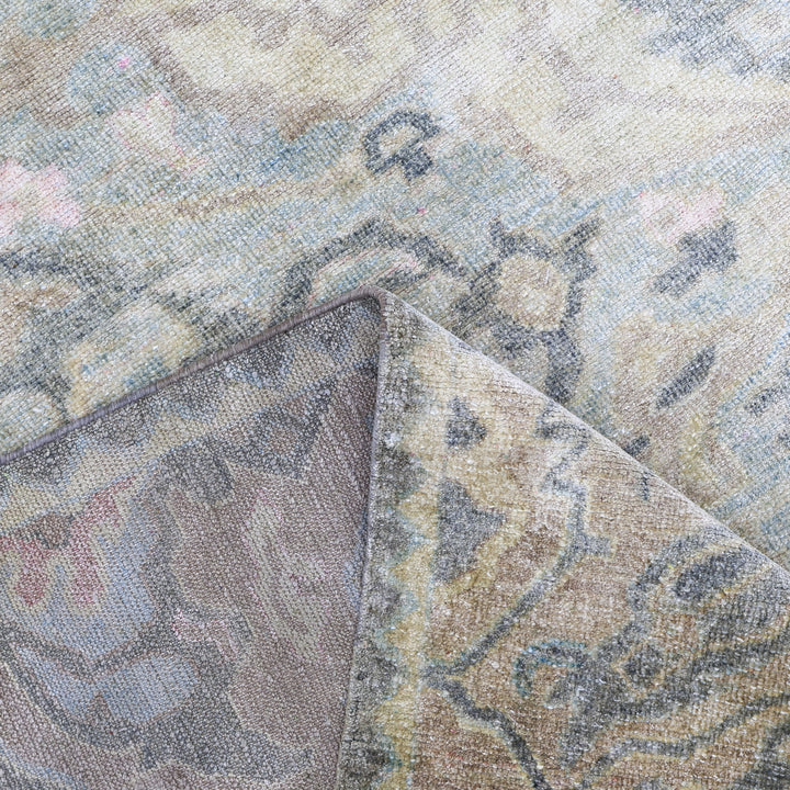 Blue Alchemy Traditional Silk Rug - 10' x 11'1"