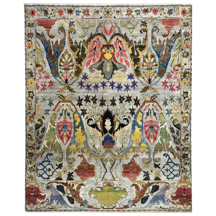 Grey Alchemy Traditional Wool Blend Rug - 7'10" x 9'11"