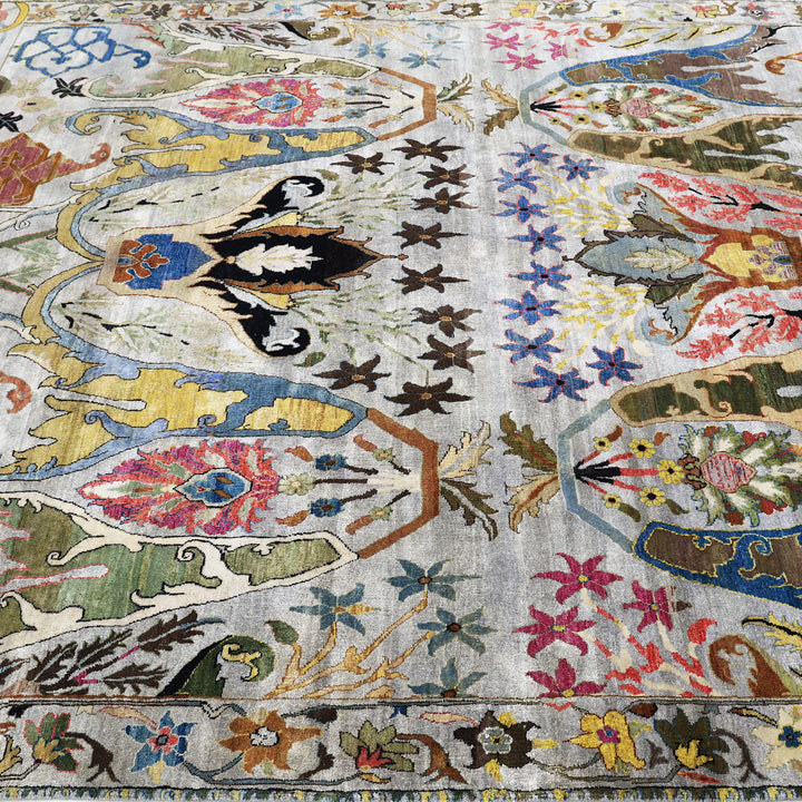 Grey Alchemy Traditional Wool Blend Rug - 7'10" x 9'11"