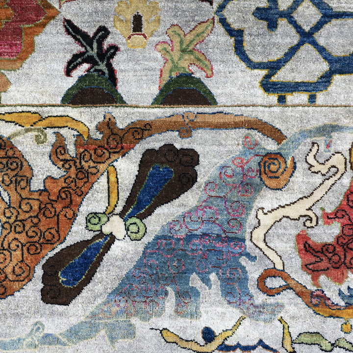 Grey Alchemy Traditional Wool Blend Rug - 7'10" x 9'11"