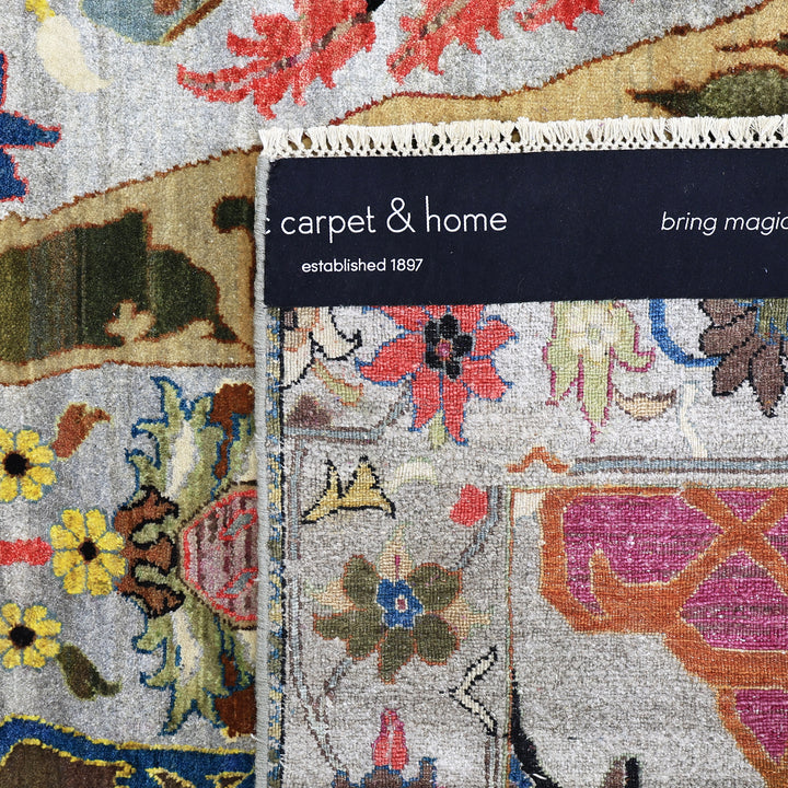 Grey Alchemy Traditional Wool Blend Rug - 7'10" x 9'11"