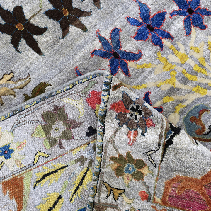 Grey Alchemy Traditional Wool Blend Rug - 7'10" x 9'11"