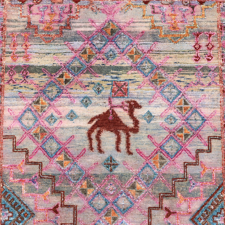 Pink Alchemy Traditional Wool Blend Rug - 7'10" x 10'2"