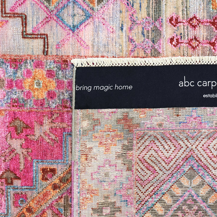 Pink Alchemy Traditional Wool Blend Rug - 7'10" x 10'2"