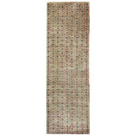 Beige Alchemy Traditional Silk Wool Blend Runner - 2' x 6'2"