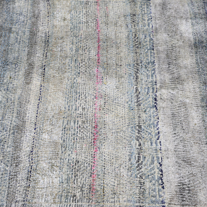 Blue Alchemy Transitional Silk Runner - 2'11" x 21'