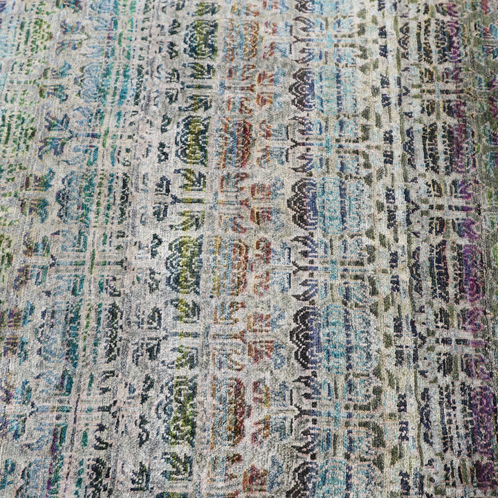 Blue Alchemy Transitional Silk Runner - 2'11" x 5'10"