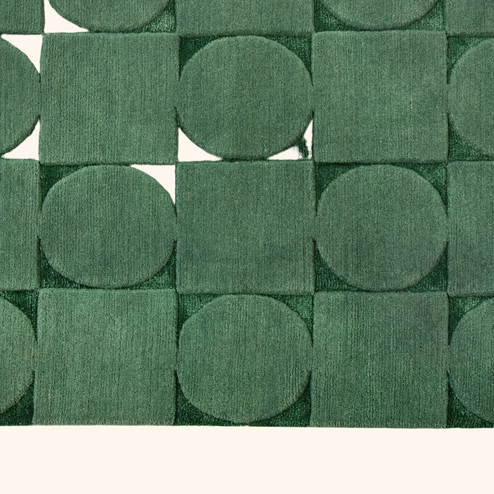 Contemporary Tibetan Wool Silk Blend - 8' x 10' Sage