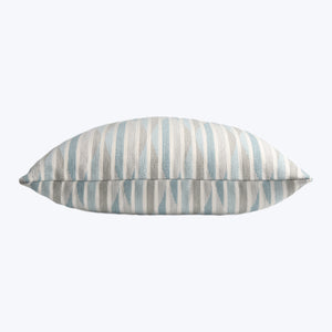 Stripe Ogee Performance Pillow Aqua 22" x 22" - hover