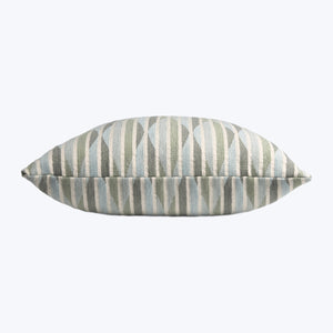 Stripe Ogee Performance Pillow Mist 22" x 22" - hover