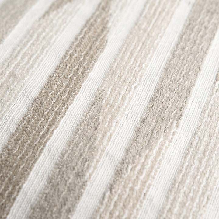 Stripe Ogee Performance Lumbar Pillow Pebble