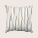 Stripe Ogee Performance Pillow Pebble