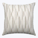 Stripe Ogee Performance Pillow Pebble 22" x 22"