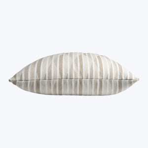 Stripe Ogee Performance Pillow Pebble 22" x 22" - hover