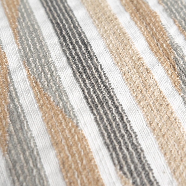 Stripe Ogee Performance Lumbar Pillow Shell