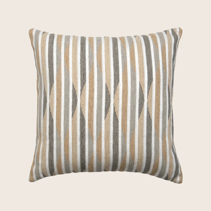 Stripe Ogee Performance Pillow Shell