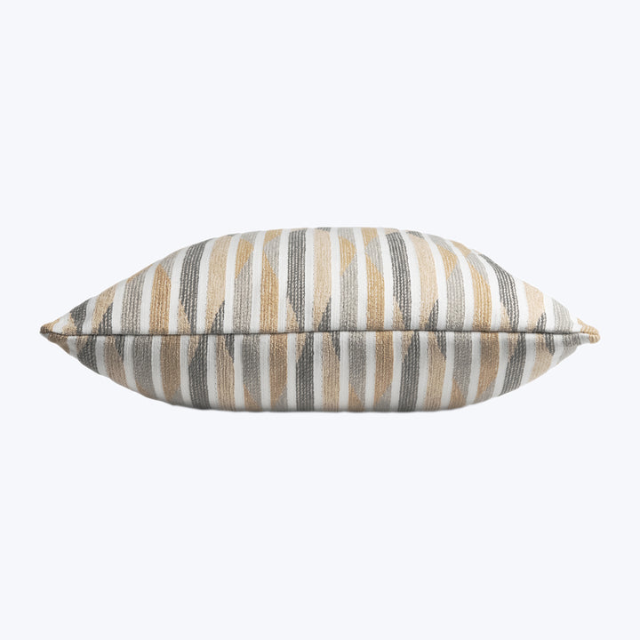 Stripe Ogee Performance Pillow Shell 18" x 18"